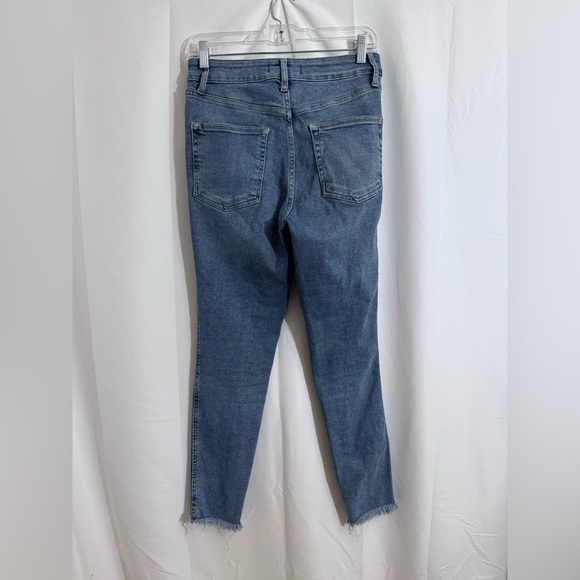 Free People’s We The Free High Rise Skinny Jeans With Raw Hems Size 29 - Picture 6 of 11